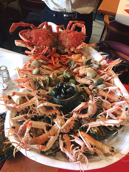 Restaurant fruits de mer Vannes